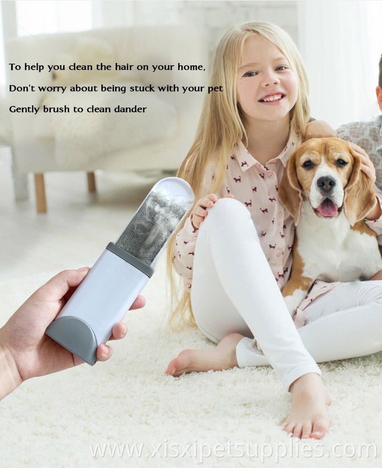 Factory Wholesale 2 In 1 Self Cleaning Pet Hair Remover Cat Dog Hair Removal Brush